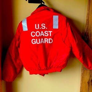 US Coast Guard jacket with built-in life vest